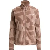 Adidas Functionele fleece jas 'Multi Printed Full-Zip Fleece' bruin / mokka