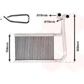 VAN WEZEL 18006645 Kachelradiateur, interieurverwarming