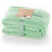DecoKing Henry Dekentje 150x200cm - Mintgroen Jacquard Modern