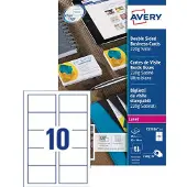 Avery P250 VISITE Q&C COL LASER 220G