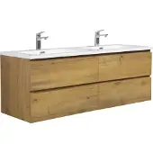 Badplaats Badkamermeubel set angela 140cm - badmeubel met wastafel
