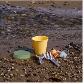 Dantoy pastel speelgoed emmerset 8-delig zandbak strand.