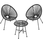 Songmics Tuinstoelen – Met Tafel – Gezellige Balkonset