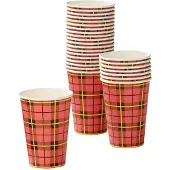 Merkloos Koffiebeker Scotty Karton Pak A 100st Rood rood Kunststof Koffie- en