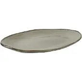 Dutch rose Ovale Schaal Creme 34x23cm Crème crème Aardewerk