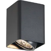 QAZQA Design opbouwspot zwart GU10 70mm draai- en kantelbaar - Vox