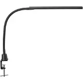 MAUL Pirro ledbureaulamp met tafelklem dimbaar zwart