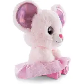 Nici glubschis pluchen knuffel ballerina muis yammy, 15cm