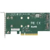 Super Micro Computer B.v. AOC-SLG3-2M2 interfacekaart/-adapter M.2 Intern