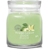 Yankee candle - Vanilla Lime Medium Geurkaars - 50 branduren - 2 lonten