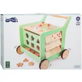 Small Foot Houten Baby Loopwagen Activiteitencentrum Pastel Groen