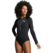 Puma Surf Shorty Met Lange Mouwen En Rits Aan De Voorkant Voor Dames