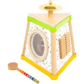 Small Foot - Houten Muziek Driekhoek met Stippen
