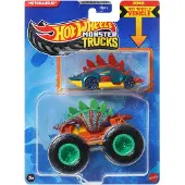 Hot Wheels monster jam truck Skelesaurus - monstertruck 9 cm schaal 1:64