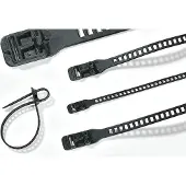 Hellermanntyton 115-28889 SRT88028 Kabelbinder 880 mm 28 mm Zwart Hersluitbaar, Zeer flexibel, Met terughaaloog 1 stuk(s)