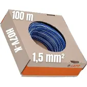 Lapp 4520921/100 Enkele ader H07V-K 1 x 1.5 mm² Donkerblauw-wit 100 m