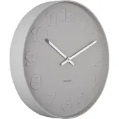 Karlsson wandklok mr. grey numbers warm- Ø37,5cm