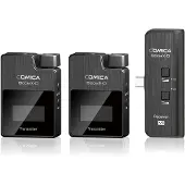 Comica BoomX-D UC2 draadloze microfoon-set met 2 zenders en USB-C-ontvanger