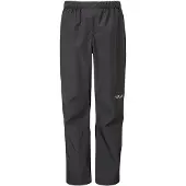 Rab - Women's Downpour Pants - Regenbroek 44 - Regular, zwart