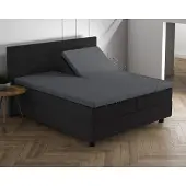 Dreamhouse Splittopper hoeslaken - dubbel jersey - antraciet - 160x200/220 cm