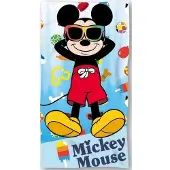 Disney Strandlaken Mickey Mouse met zonnebril - katoen - handdoek 70x140 cm
