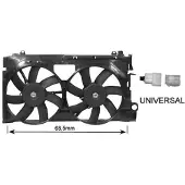 VAN WEZEL 0955749 Koelventilator