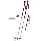 Komperdell - Trailmaster Zero Compact - Trekkingstokken 90-120 cm, malbec