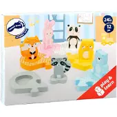 Small Foot - Houten Vormenpuzzel Dieren