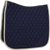 Kentucky Horsewear Horsewear - Zadeldoek softshell onion quilt dressuur marine-beige