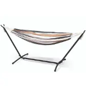 Rijoka Hangmat Met Standaard - Draagkracht 150kg - 275x100x110cm