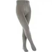 Esprit Foot Logo versterkt slijtvast katoen panty kinderen grijs - maat 152-164
