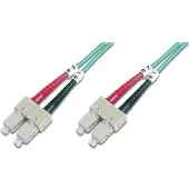 ACT 1,5 meter LSZH Multimode 50/125 OM4 glasvezel patchkabel duplex met SC connectoren