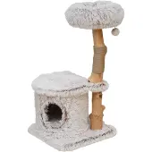 Europet Krabpaal Manila Long Hair Pluche Beige 40 x 40 x 80 cm