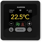 Magnum Remote Control WiFi Klokthermostaat MRC²-thermostaat (inbouw) | RAL 9011 Zwart