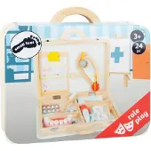 Small Foot - Houten Dokter en Tandarts 2in1 Set in Koffer