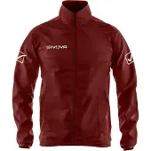 Givova Rain Basico Jas Rood 10-12 Years Jongen