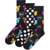Happy socks Sokken 'Classic Dog' navy / geel / pink / wit