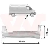 VAN WEZEL 4391102 Zijwand