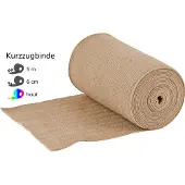 ABENA GmbH Drukverband - 10 Rollen Verband - 80% Stretch - 6 cm x 5 m - Wasbaar Zwachtel Verband- Latexvrij Rekverband