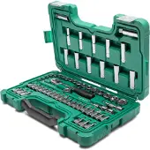 Sata Doppenset met ratel 3/8 inch 6-kant 60-delig - SAT09004SJ