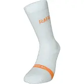 Rafal Mercoux Unisex Sokken Wit/Koraal || Maat: 43-46