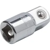 Ks Tools 918.3931, 1/2", 3/8", chroom-vanadiumstaal, conform DIN 3120, ISO 1174, DIN 3123, ISO 3316, 30 mm, 60 g