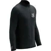 Compressport - Seamless Zip Sweatshirt - Hardloopjack M, zwart
