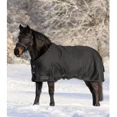 Waldhausen Nordic 100 gr - Winterdeken - Paardendeken - 165/215 - Zwart