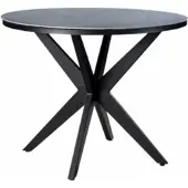 Yoi Tuintafel Calma Rond Dark Grey Slate Ø120
