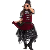 Rubies Rubie's Verkleedkostuum Piraat Thea Meisjes Rood Mt 128