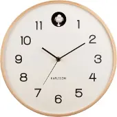 Karlsson Klok Natural Cuckoo Birch Wood White