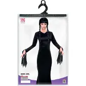 Widmann The Addams Family Morticia Zwarte Jurk S