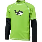 Beco uv shirt Sealife junior polyamide groen/zwart