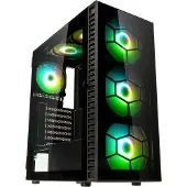 Kolink Observatory HF Plus Glass ARGB Midi-Tower - zwart